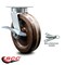 Service Caster 8 Inch Kingpinless High Temp Phenolic Wheel Caster with Brake and Swivel Lock SCC-KP30S820-PHRHT-SLB-BSL - alternate 5